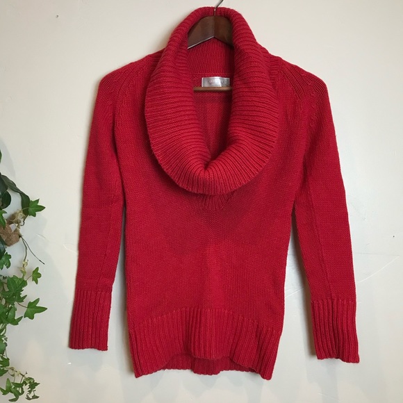Christmas sweater solid red synthetic wool Old Navy - Picture 2 of 5
